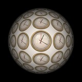 Reloj en forma de esfera